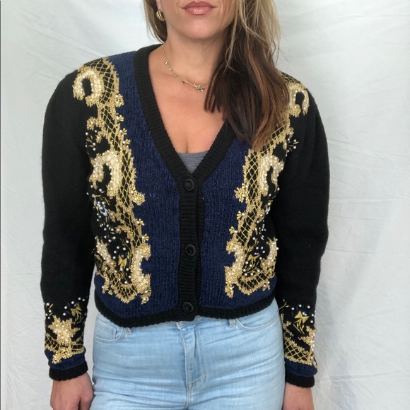 1990’s Vintage Roblin Sinkler Cardigan Sweater - Picture 3 of 14